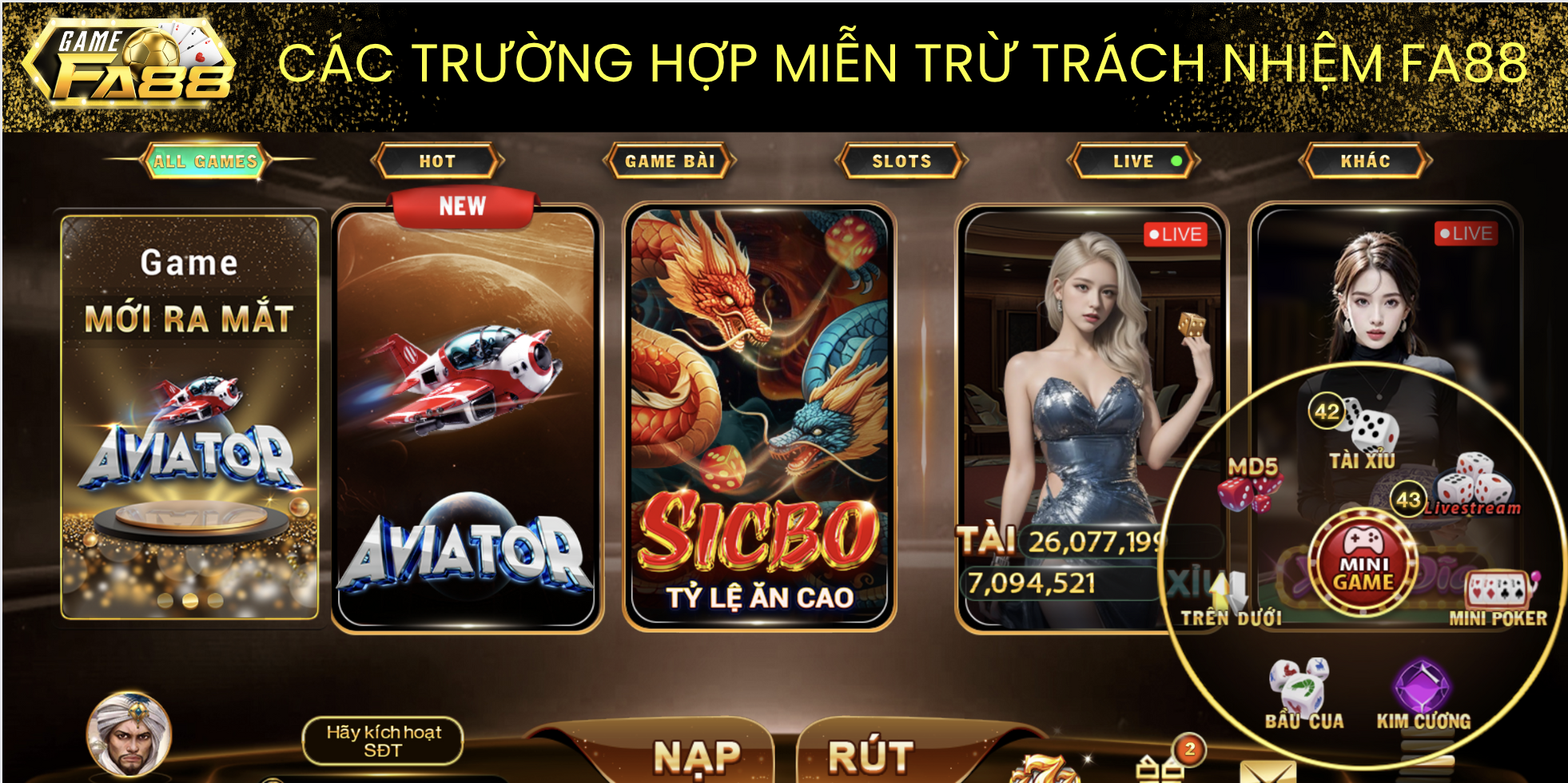 Các trường hợp miễn trừ trách nhiệm