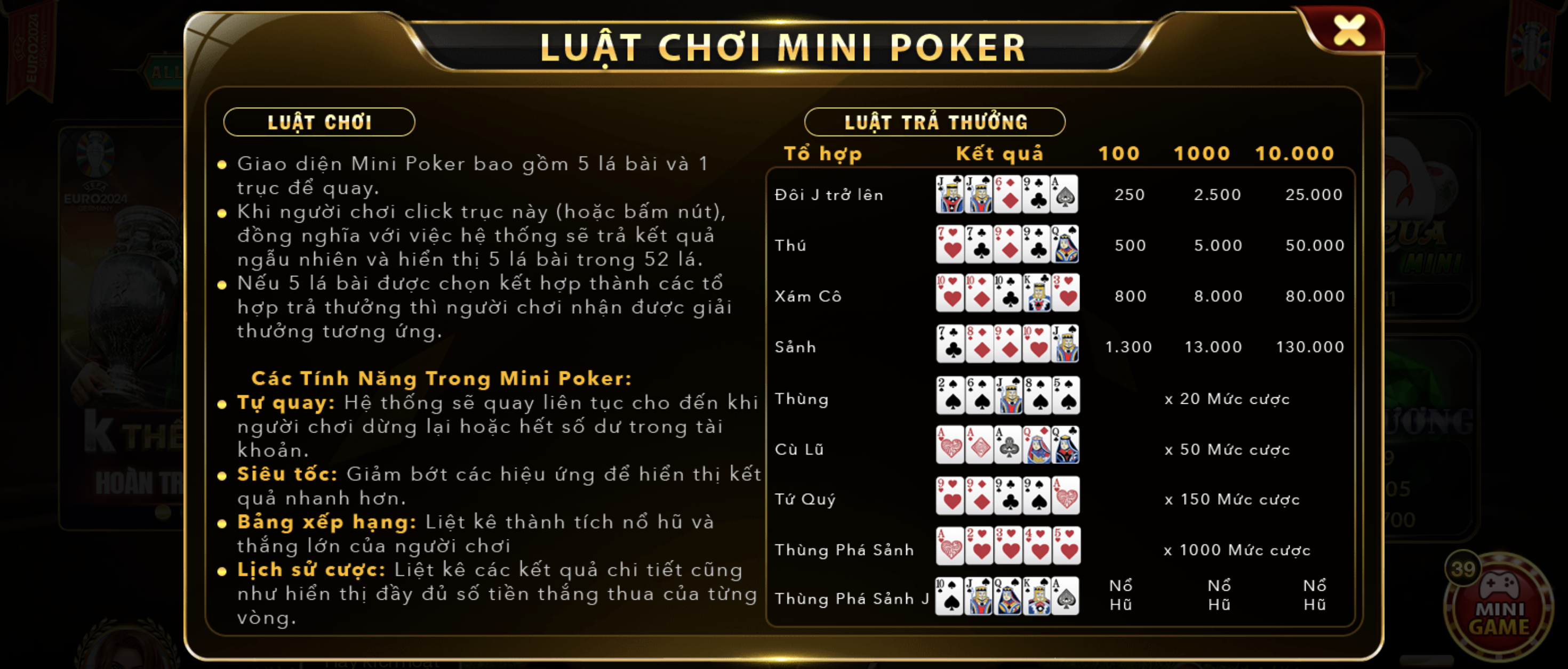 Hệ số trả thưởng